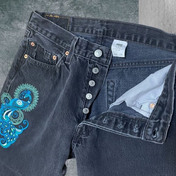 Vintage Levi's 501xx 32x30 Denim Jeans - Picture 8 of 9